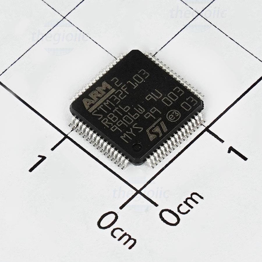 Stm F Rbt Lqfp Bit Arm Cortex M Microcontroller Mhz