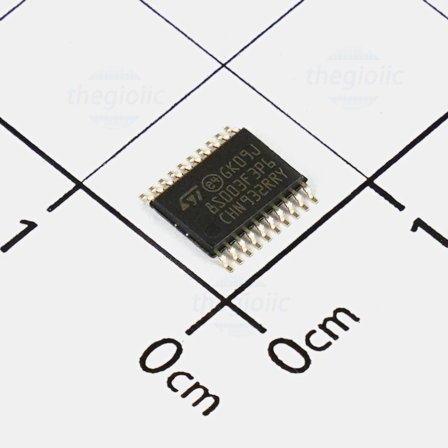 STM8S003F3P6 8 Bit STM8 Microcontroller 16MHz 8KB FLASH 20 TSSOP