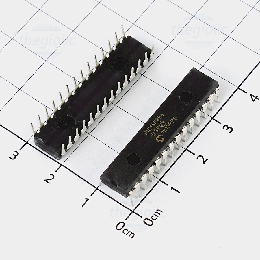 PIC16F886 I SP 8 Bit PIC16F Microcontroller 20MHz 14KB FLASH 28 DIP