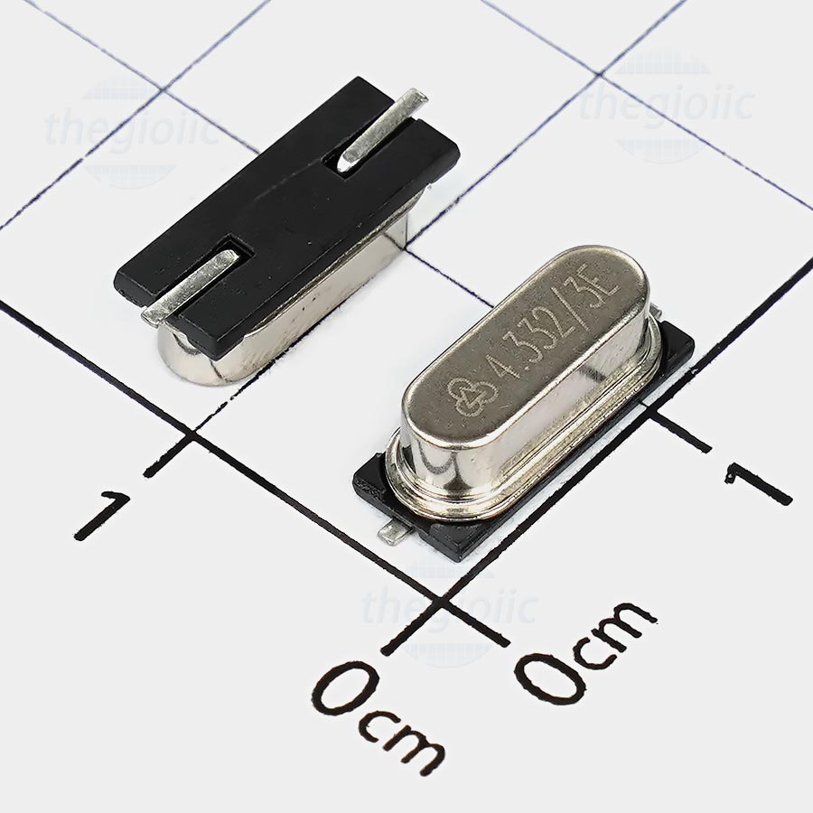 Thạch Anh 4 332MHz 2 Chân SMD HC49 S 50ppm 18pF