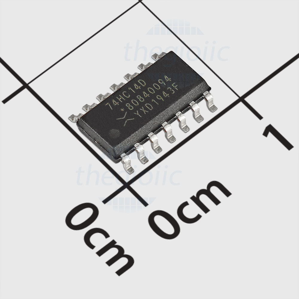 Hc D Hex Schmitt Trigger Inverter Soic I N P V V S