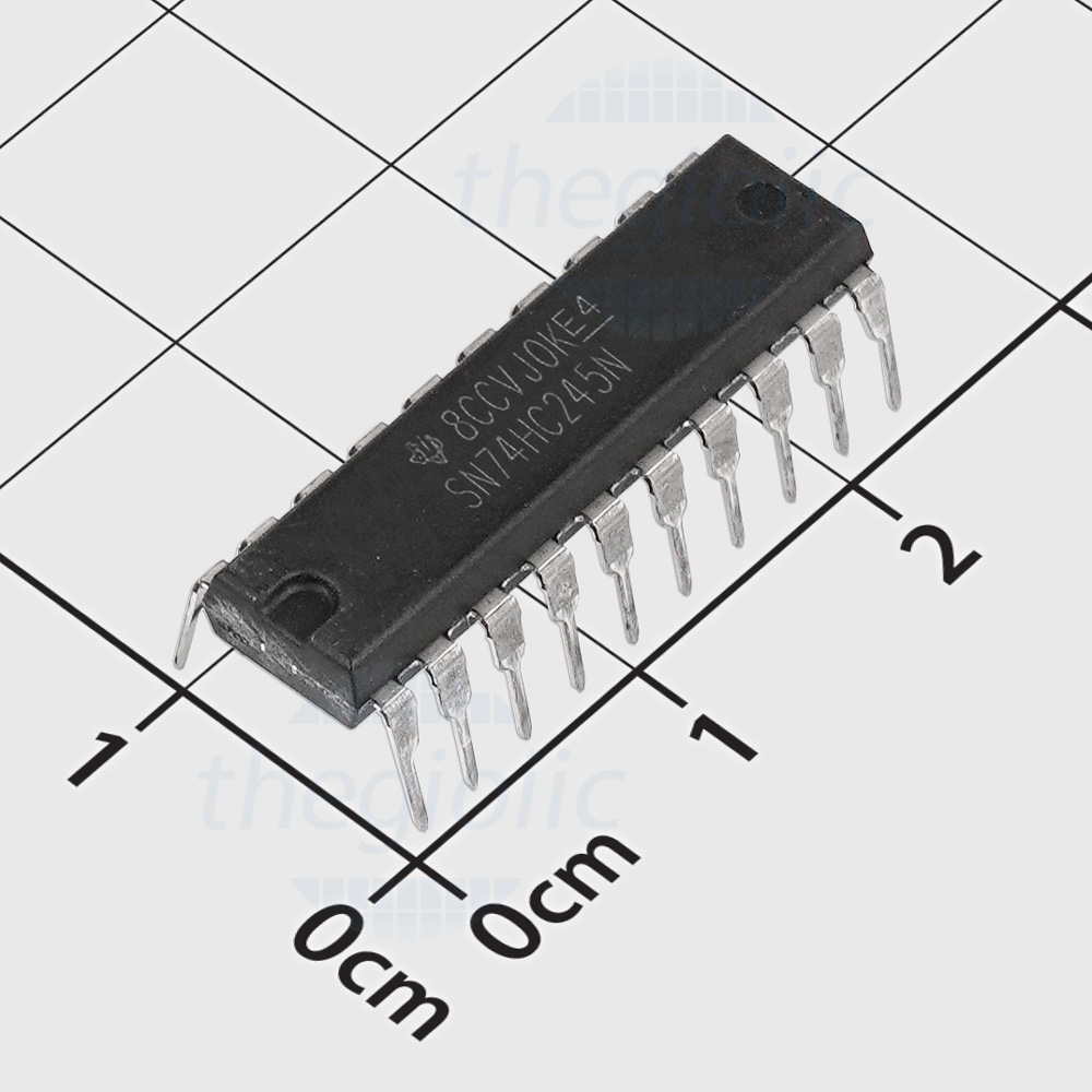 SN74HC245N IC Bus Transceiver Non Inverting 8 Bit 3 State 20 DIP Điện