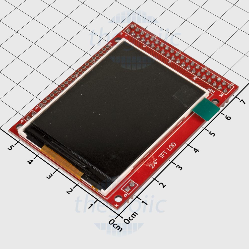 Lcd Inch X Tft Ili Giao Ti P Mcu Cho Dso Oscilloscope