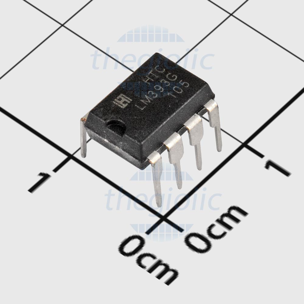 LM393GN IC Dual Differential Comparators 8 DIP IC Dual Differential