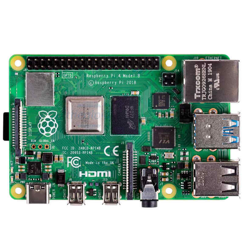 Raspberry Pi 4 Model B 4GB Broadcom BCM2711, Quad Core Cortex-A72 (ARM ...