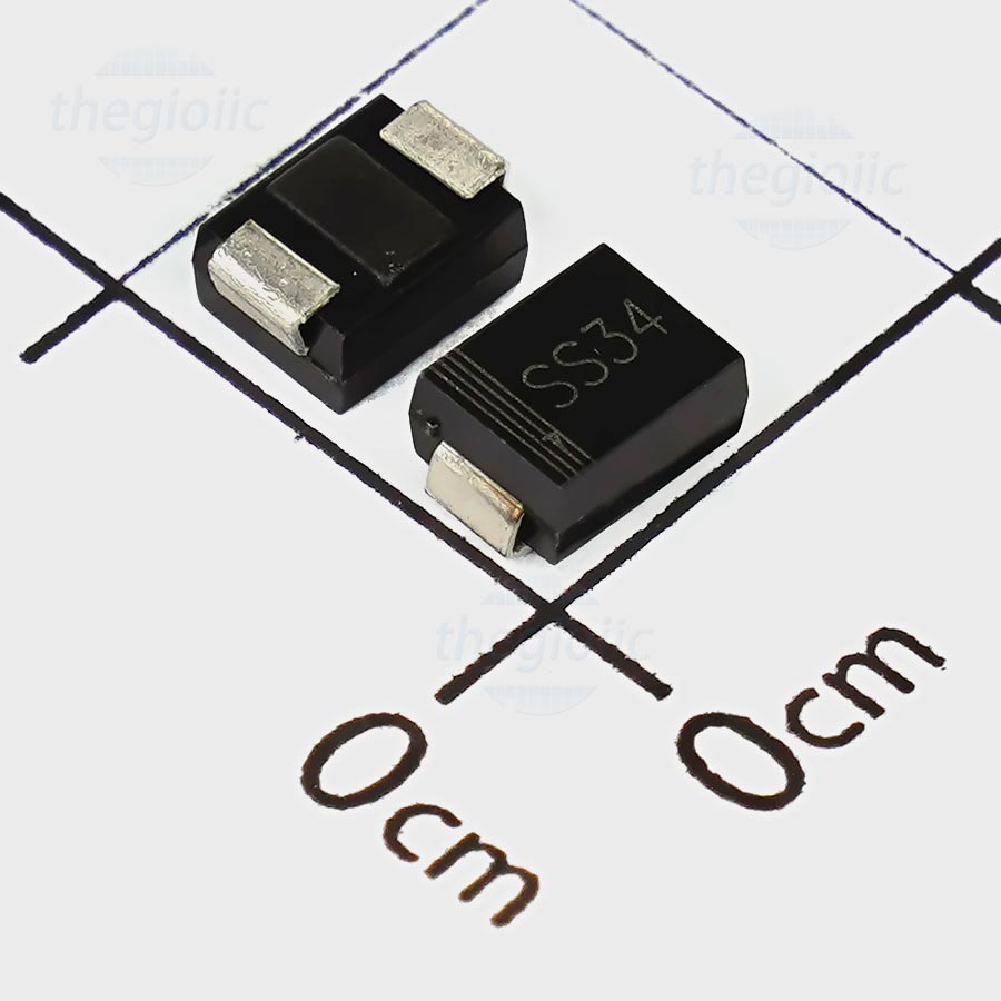 SS34 SMB Schottky Barrier Diodes 40V 3A Schottky Barrier Diodes 40V 3A SMB