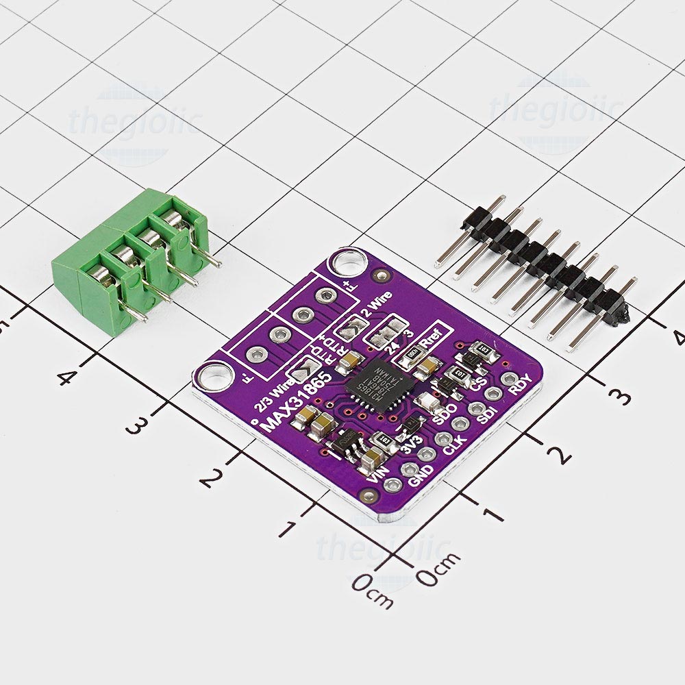 Max31865 Pt100pt1000 Rtd To Digital Converter Board 