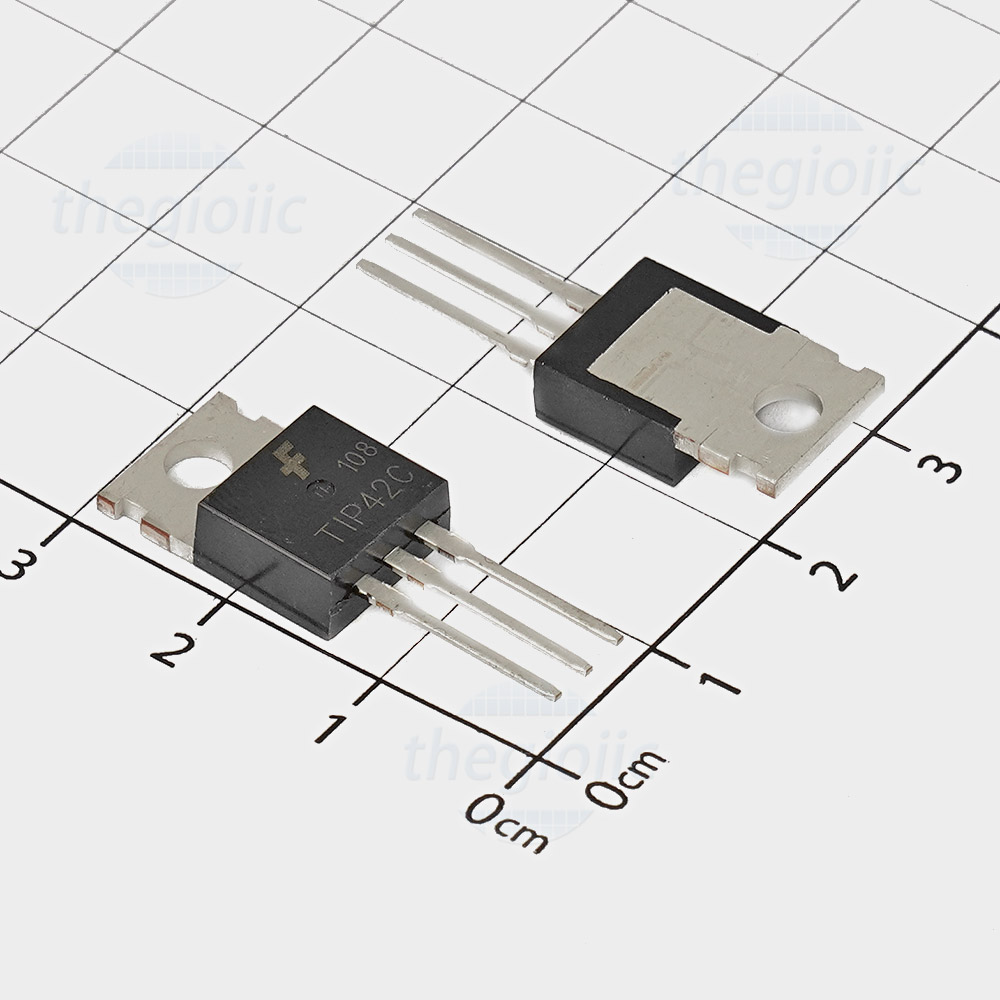 TIP42C Transistor PNP 100V 6A 3 Chân TO-220 Điện áp Vce Max: 100V, Dòng ...