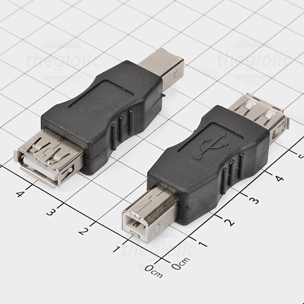 Đầu Chuyển Đổi USB 2.0 Cái Type A Sang Đực Type B, Chuyển đổi 2 đầu A-B