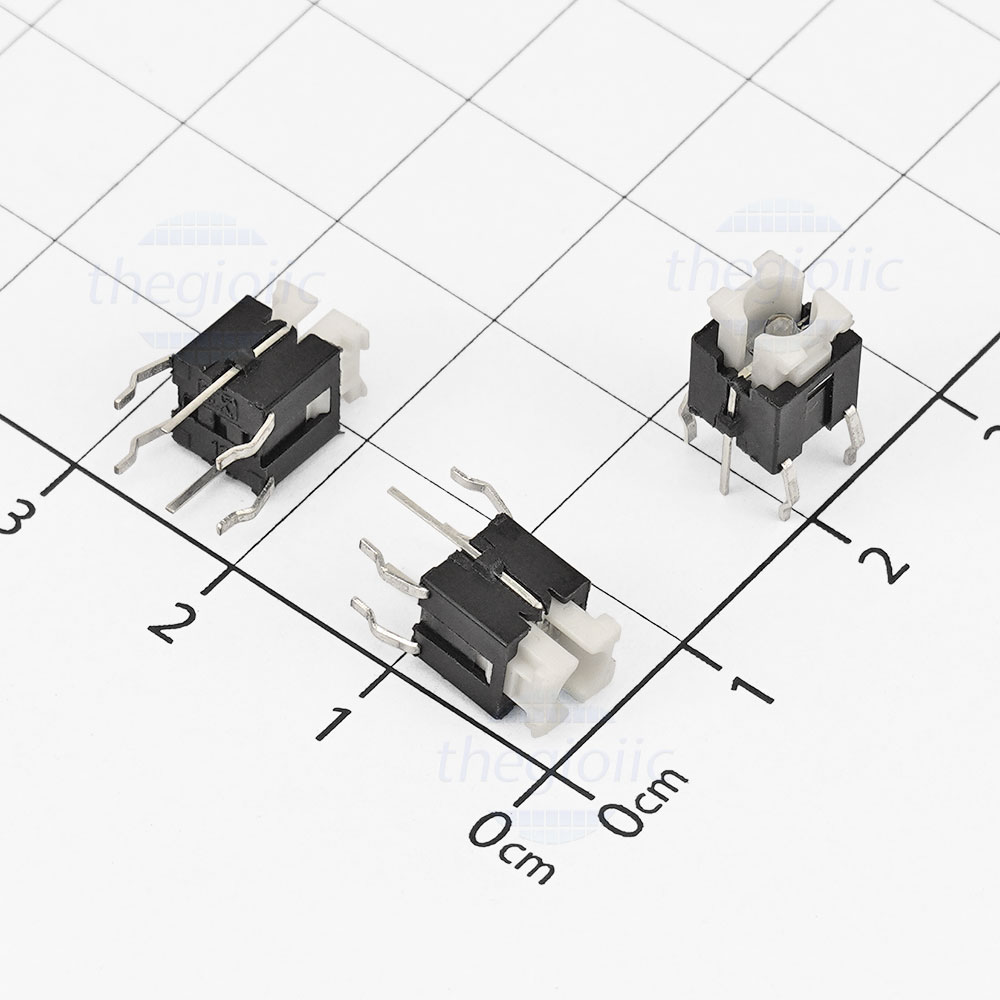 TS-B Nút Nhấn Tactile 6x6mm Cao 7mm Có LED Màu Xanh Dương LED: 1.8-3V ...