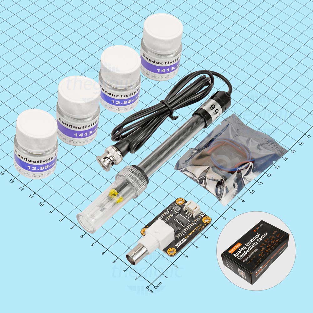 ec meter - DFR0300 - Gravity: Analog Electrical Conductivity Sensor -  DFRobot