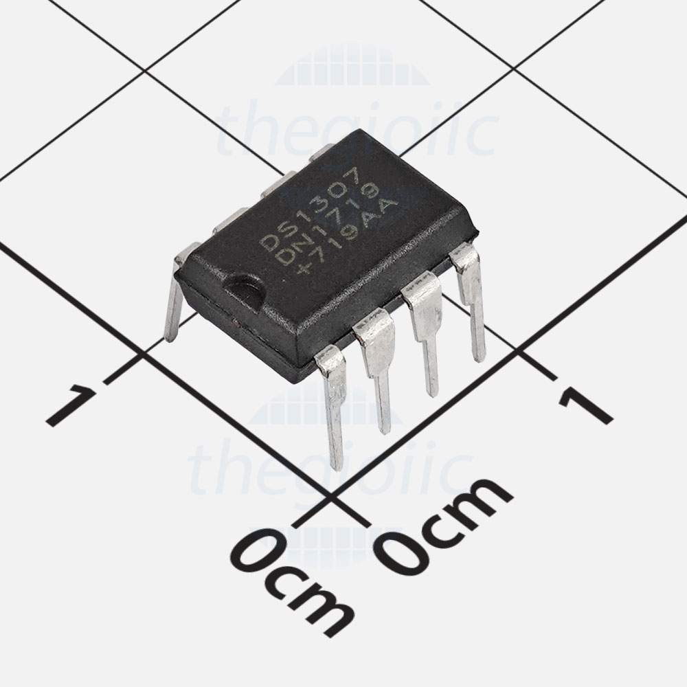 DS1307CN IC RTC Clock/Calendar 56B, 8DIP Giao tiếp I2C,2Wire