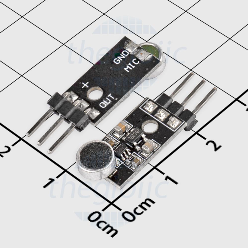 MAX9812 Module Khuếch Đại Microphone, Nguồn: 3.3-5VDC