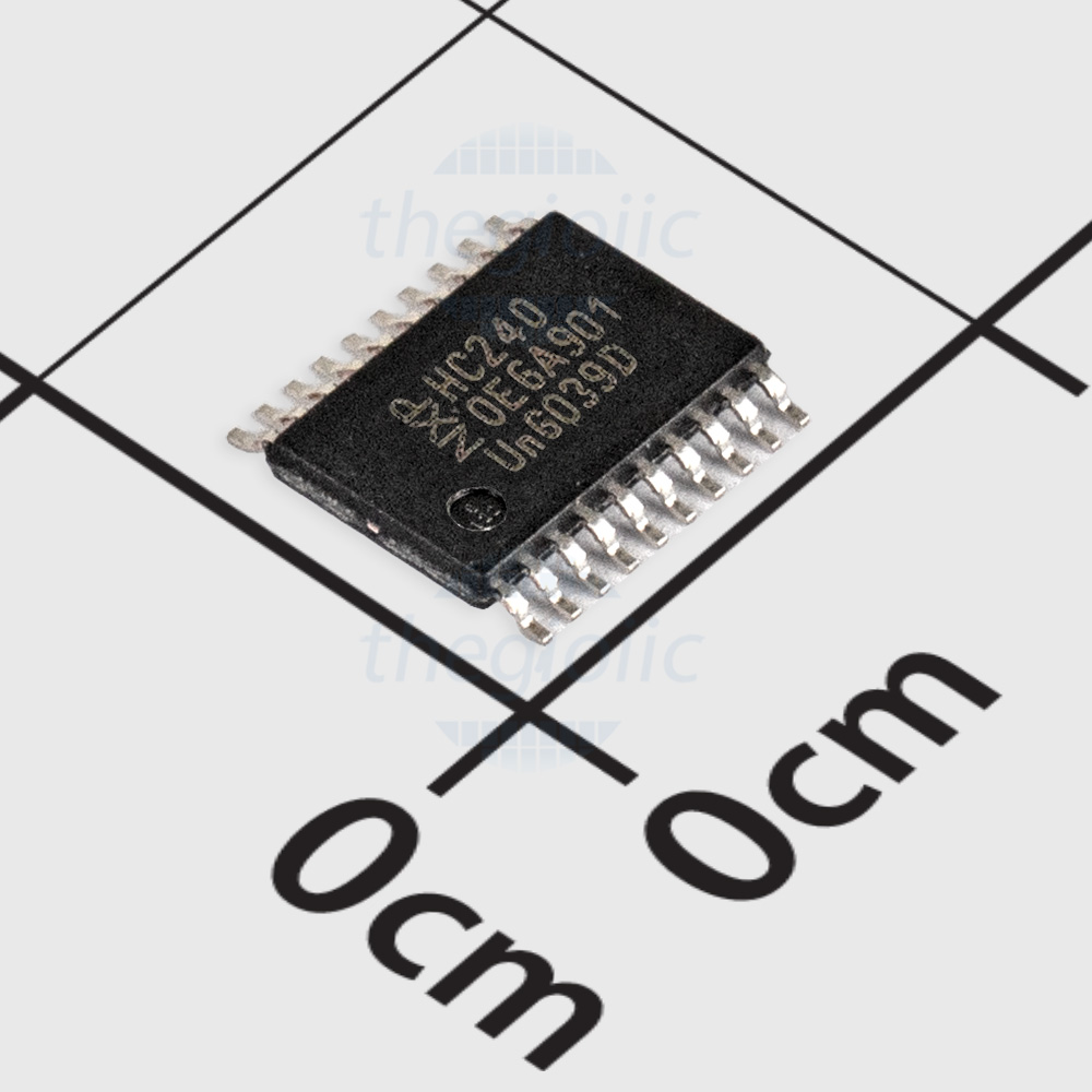 74HC240PW,112 IC Buffer Inverting 3-State Output, 20-TSSOP Điện áp: 2V ...