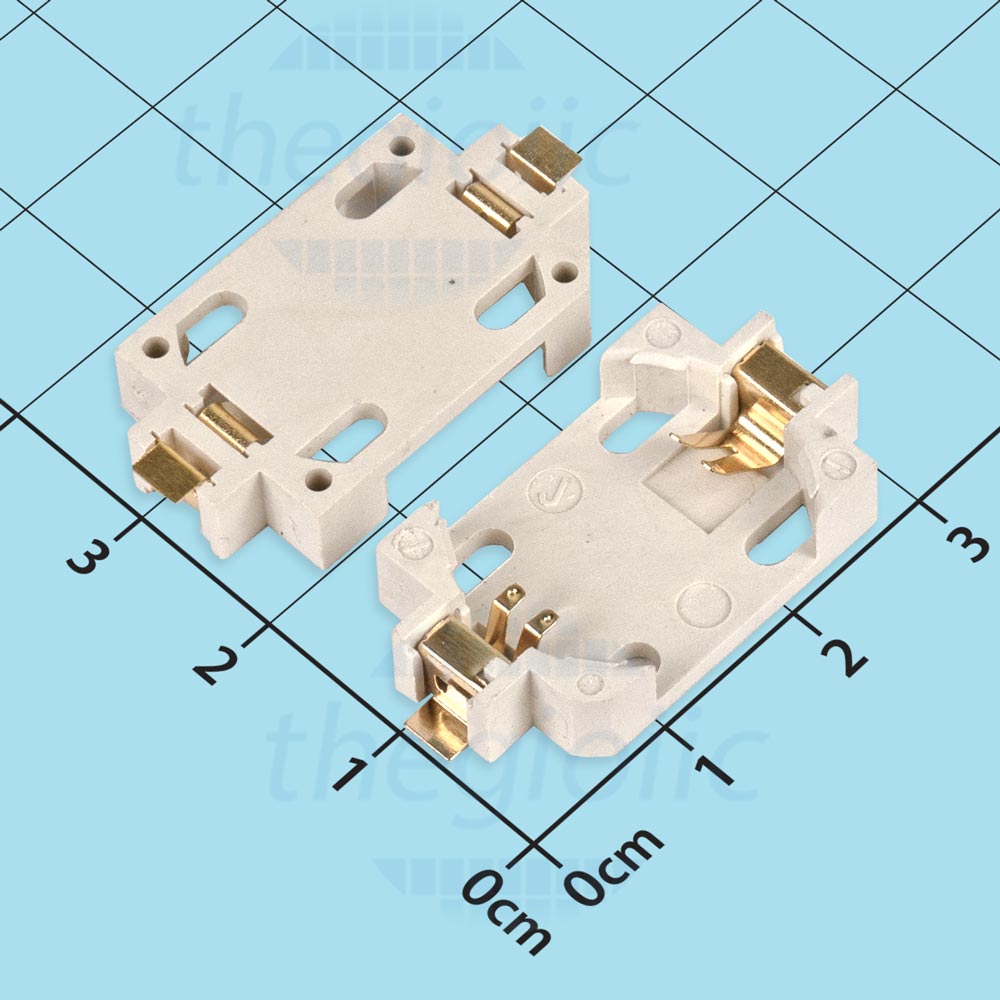 BS6 Đế Pin CR2032 CR2025 Dán SMD, Kích thước 32 x 16 x 5.5mm