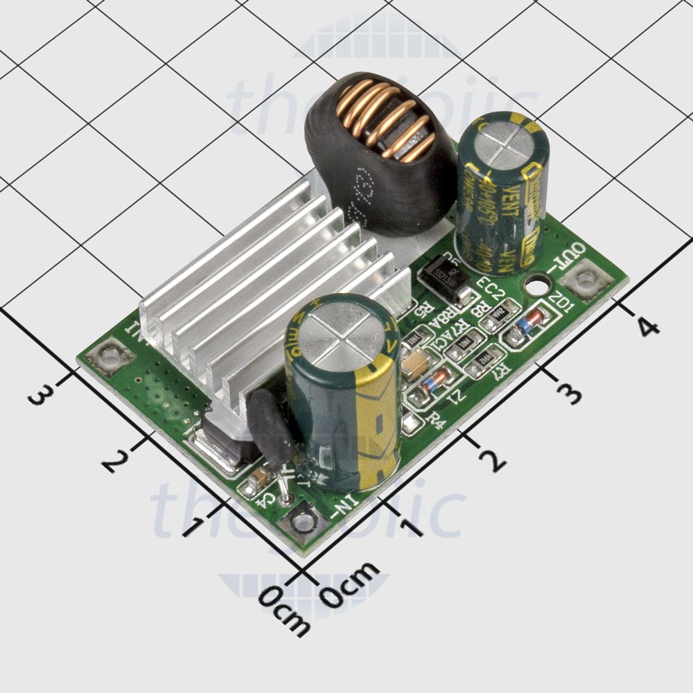 Mạch Ổn Áp DC-DC 5V 3A Vào: 9-120VDC, ra: 5VDC, dòng ra max: 3A