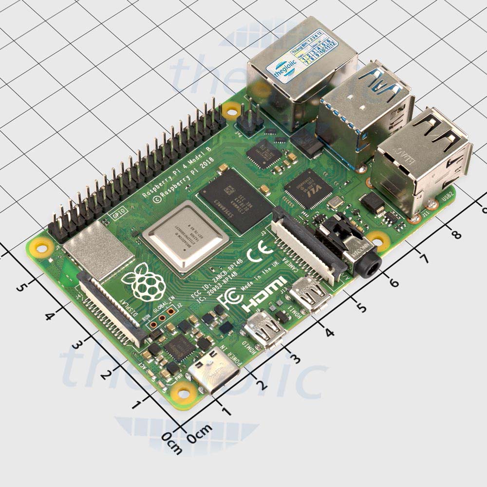 Raspberry Pi 4 Model B 4GB Broadcom BCM2711, Quad Core Cortex-A72 (ARM ...