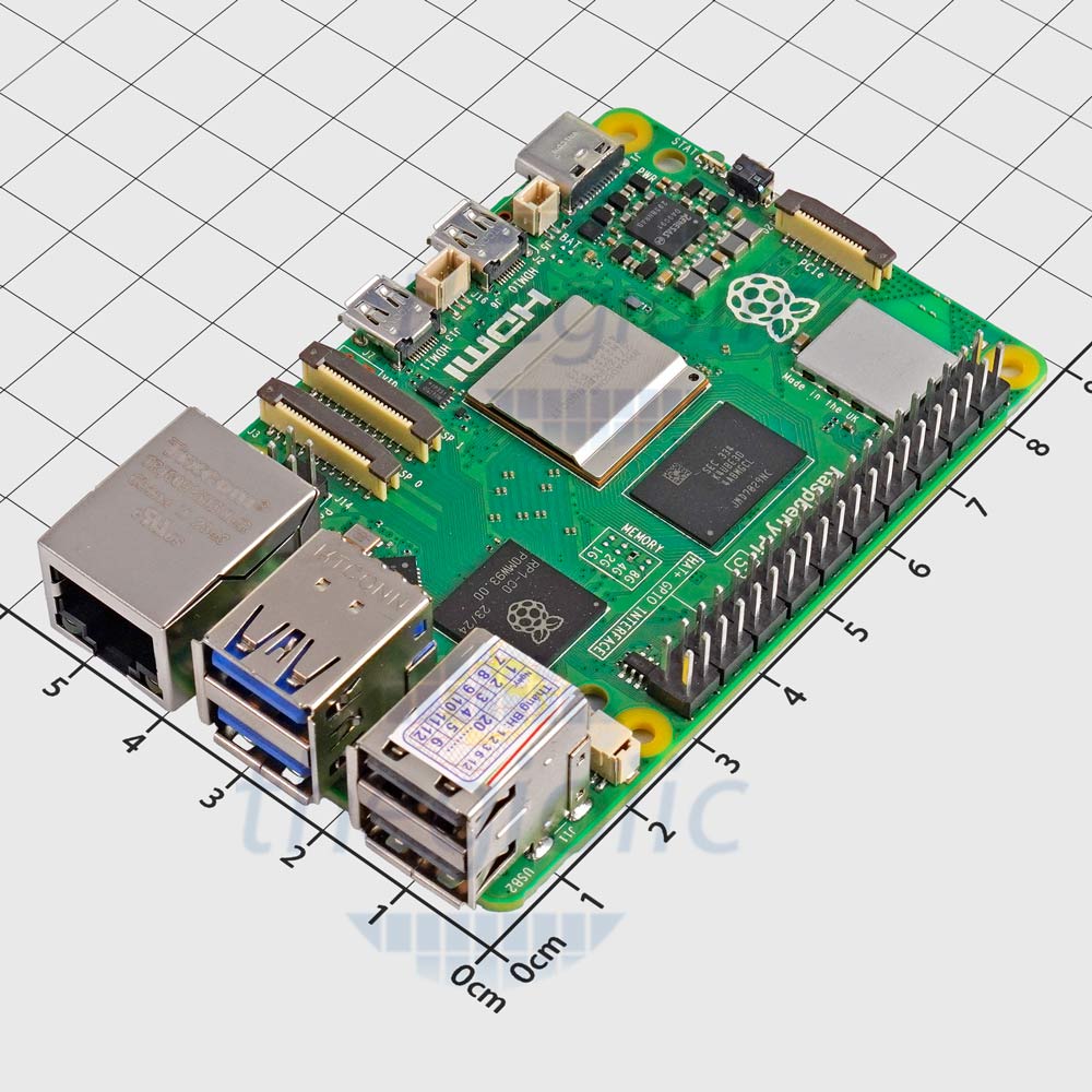 Raspberry Pi 5 4GB 2.4GHz Quad-core 64-bit Arm Cortex-A76 CPU