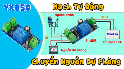 YX850 Mạch Tự Động Chuyển Nguồn Dự Phòng