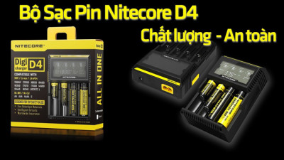 Bộ Sạc Pin Nitecore D4