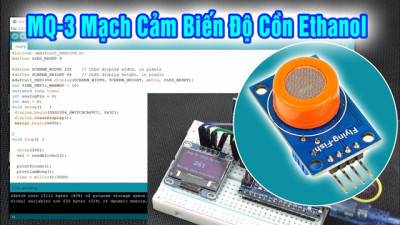 MQ-3 Mạch Cảm Biến Độ Cồn Ethanol