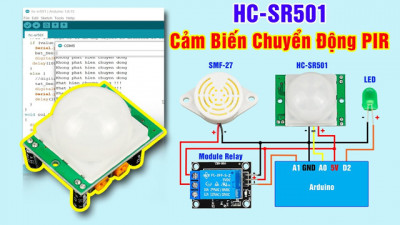 HC-SR501 Cảm Biến Chuyển Động PIR