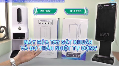 Vinasemi K9 Pro + / K10 Pro Máy Rửa Tay Sát Khuẩn Và Đo Thân Nhiệt Tự Động