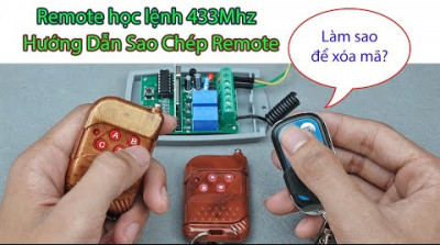 Remote Học Lệnh, Hướng Dẫn Sao Chép Remote