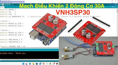 VNH3SP30 Mạch Điều Khiển 2 Động Cơ 30A