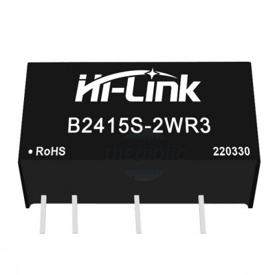 HLK-B2415S-2WR3 Chuyển Đổi DC-DC Vào 24V Ra 15V 2W Nguồn Cấp: 21.6-26 ...