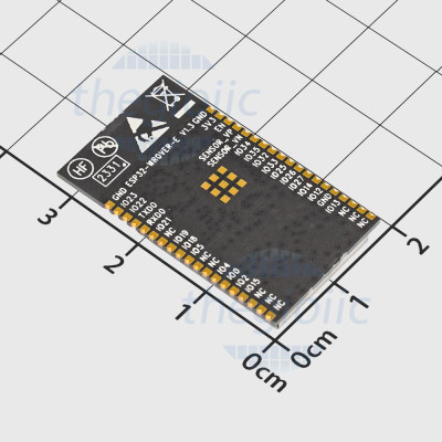 ESP32-WROVER-IE-N4R8 Module WiFi Bluetooth 4MB Flash, 8MB PSRAM, 2.4GHz