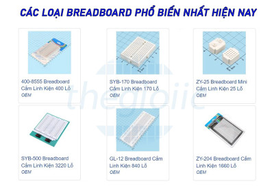 Breadboard là gì? Các loại Breadboard phổ biến nhất hiện nay