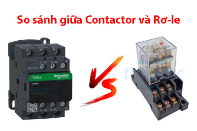 So sánh giữa Contactor và Rơ-le: Những điểm khác biệt chính