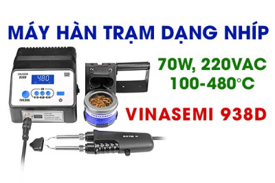 Vinasemi 938D Máy Hàn Trạm Dạng Nhíp 70W, 220VAC, 100-480°C